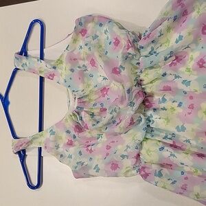 Charlotte Russe Floral Pastel Dress